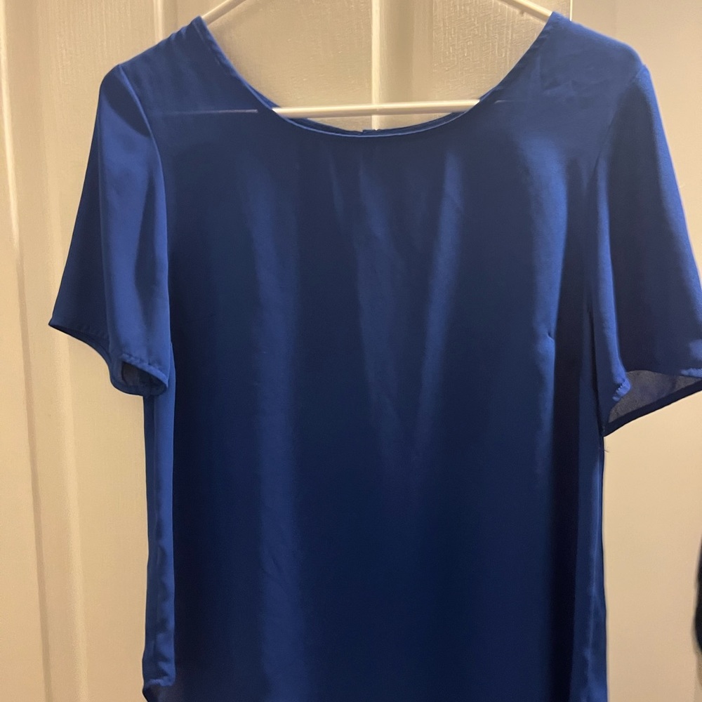 Dressy blouse- royal blue